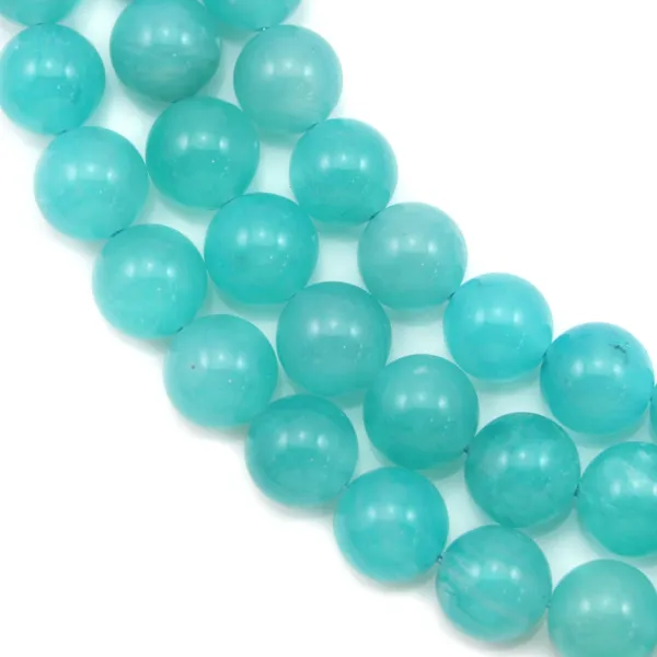 Amazonita peruana redonda 8mm x 40cm