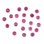 Saphir rose, rond taille brillant x 1pc