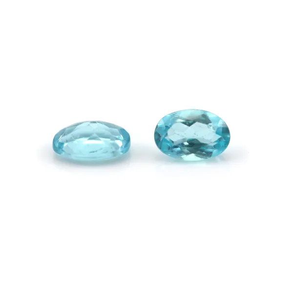Apatite à sertir, taille ovale 4x6mm x 1pc