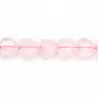 Coração de quartzo rosa 10mm x 4pcs
