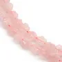 Quartz rose fleur 12mm x 39cm