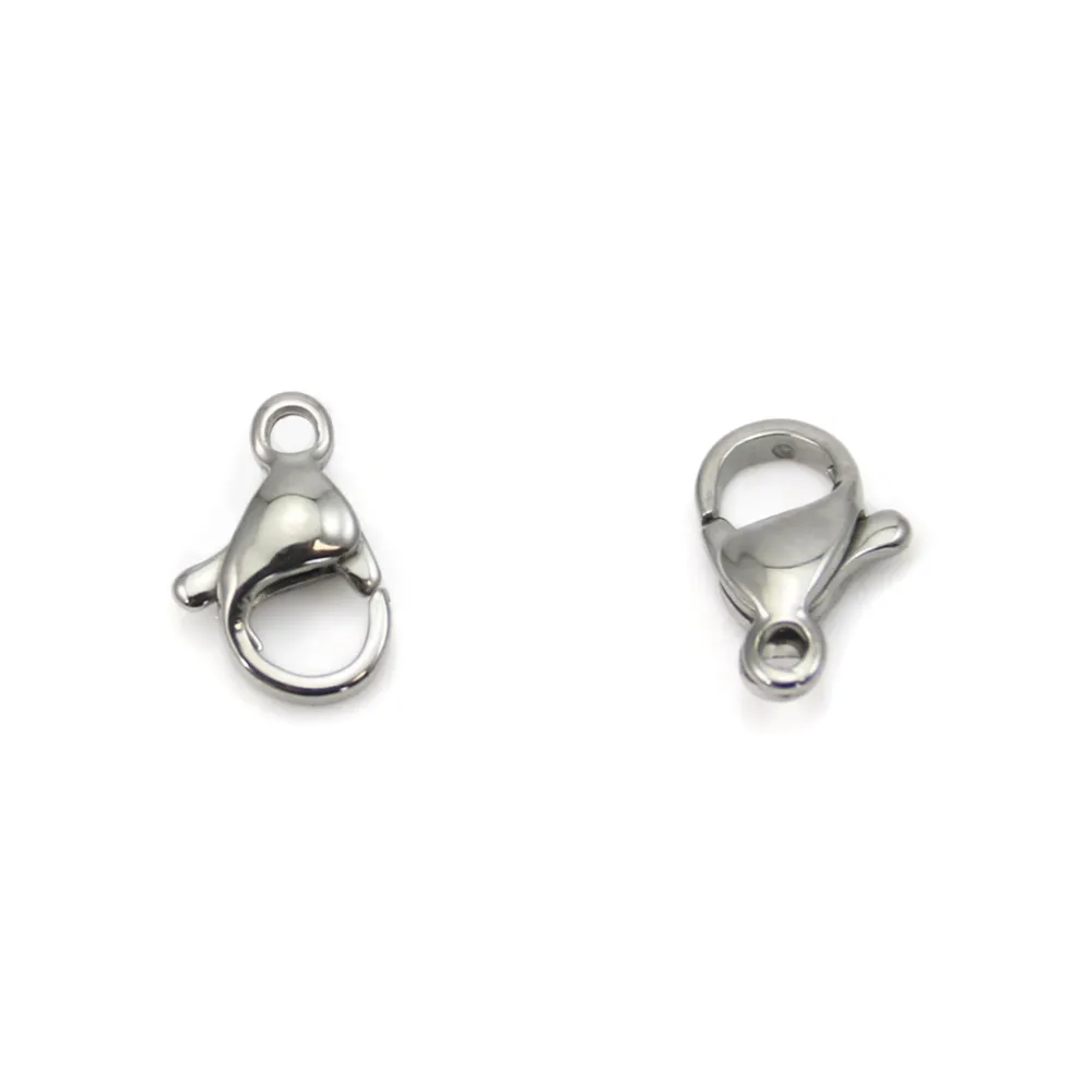 Fermoir mousqueton 15m en Acier Inox x 2pcs