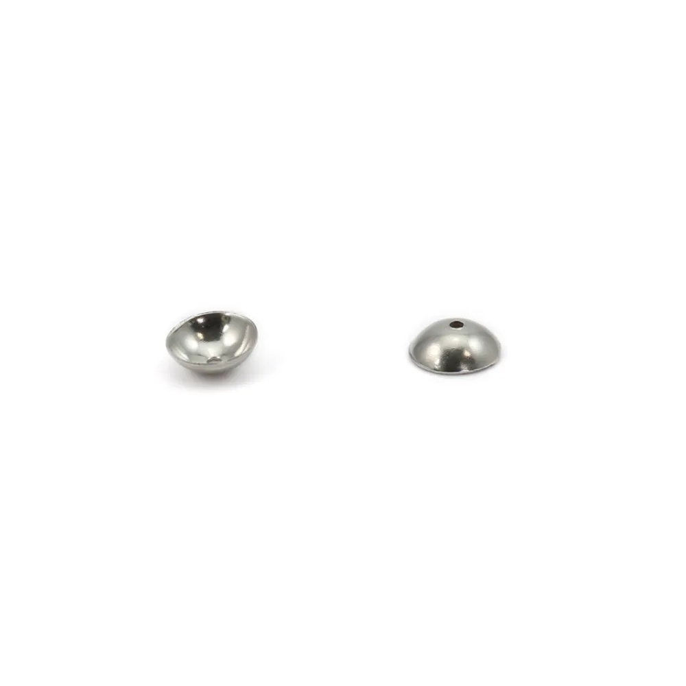 Coupelle lisse 5mm en Acier Inox x 10pcs