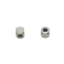 Perle cube facetté 3mm en Acier Inox x 10pcs