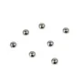 Perle rondelle 6mm en Acier Inox x 10pcs