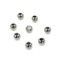 Perle Boule 10mm en Acier Inox x 4pcs