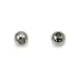 Perle Boule 10mm en Acier Inox x 4pcs