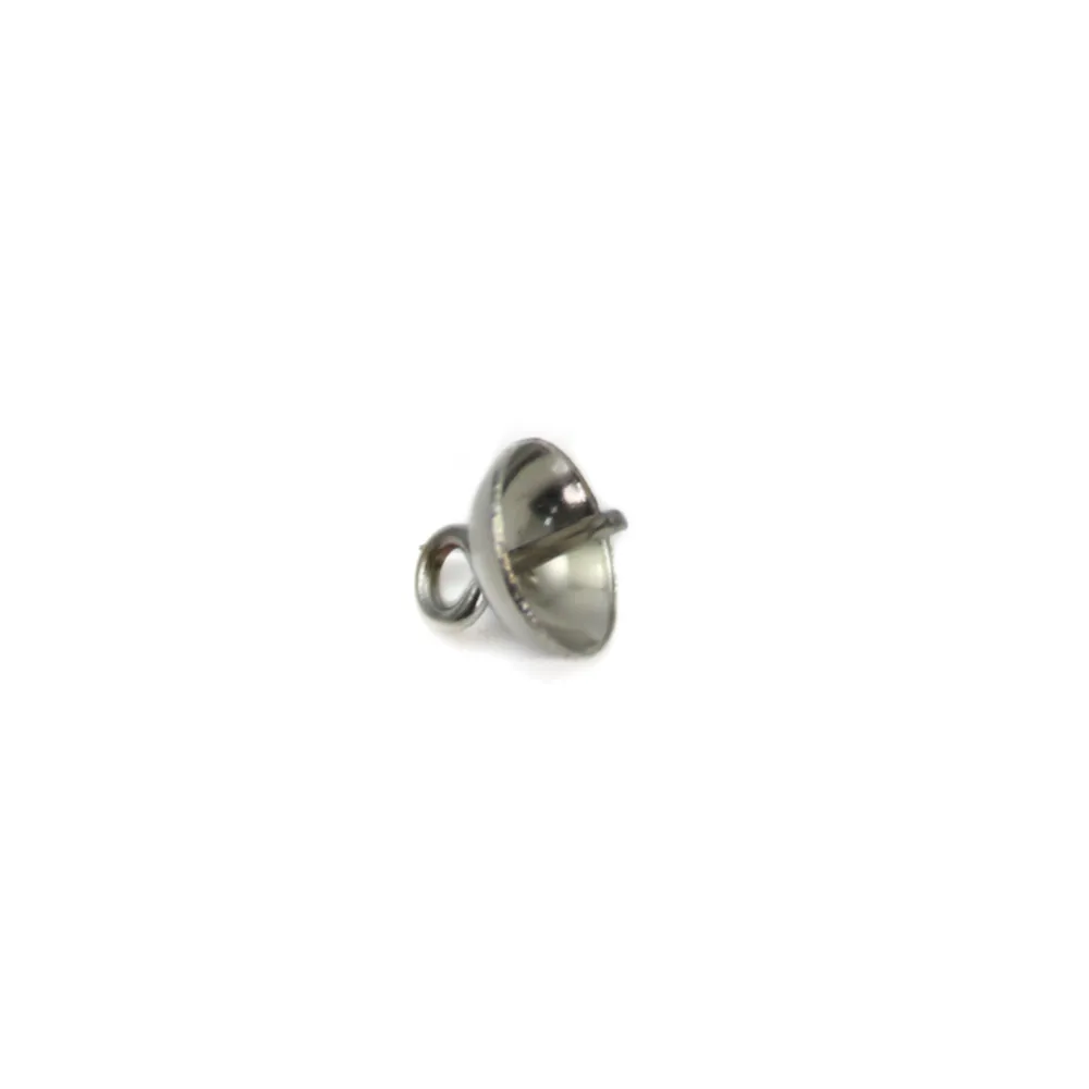Bélière pour semi-percée 6mm en Acier Inox x 5pcs
