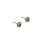 Clous d'oreilles disque 5mm en Acier Inox x 20pcs