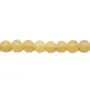 Jade miel rond 6mm x 40cm