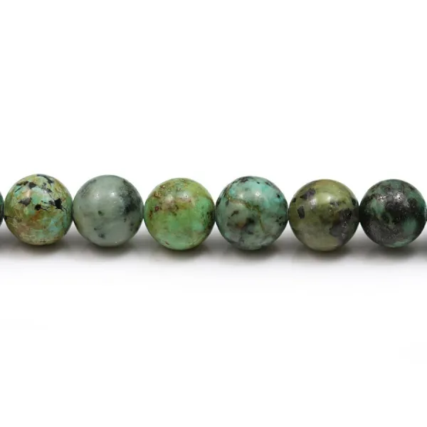 Turquoise africaine ronde 6mm x 40cm