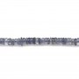 Cordierite (Iolite) heishi redondo de 5-6mm x 41cm