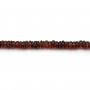 Garnet roundel heishi 4-5mm x 41cm