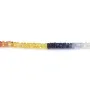 Saphir multicolore rondelle heishi facetté 4-5mm x 39cm