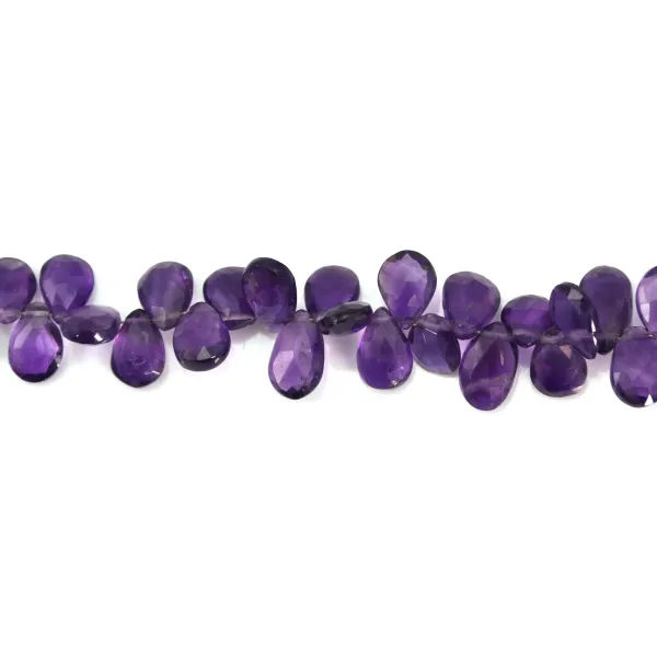 Amethyst flacher Tropfen facettiert diverse Größe x 20cm