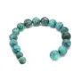 Turquoise ronde 17-23mm x 35cm