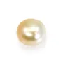 Pérola do Mar do Sul, champanhe, azeitona/oval 12,5-13mm x 1pc