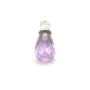 Cabochon en améthyste goutte facette  6x9mm x 1pc