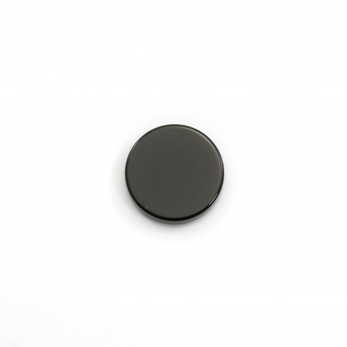 Agate noir rond 16mm