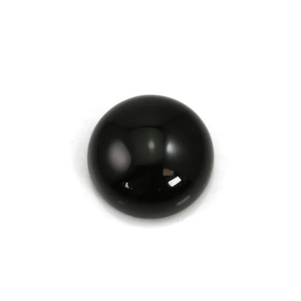 Cabochon onyx round 15mm x 2pcs