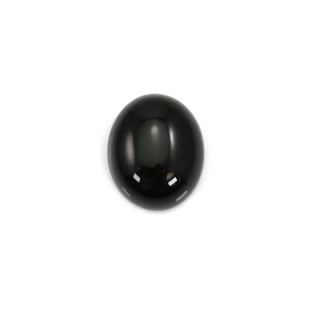 Cabochon onyx oval  10x12mm x 1pc