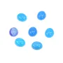 Cabochon agate teinté ovale 10x12mm x 2pcs