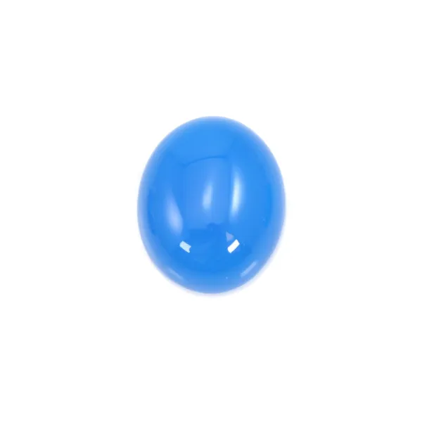 Cabochon agate teinté ovale 10x12mm x 2pcs
