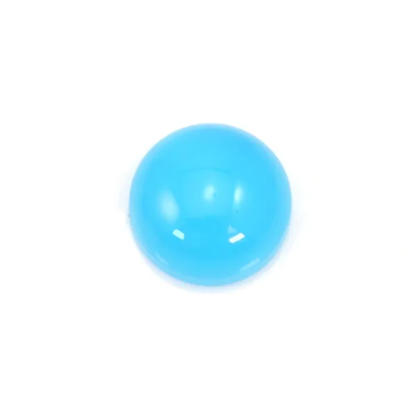 Cabochon agate teinté ronde 6mm x 4pcs