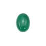 Cabochon agate vert ovale 13x18mm x 1pc