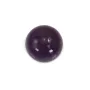 Cabochon amethyste rond 8mm x 1pc