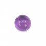 Cabochon amethyste round 13mm x 1pc