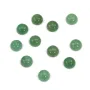 Cabochon aventurine flat-round 6mm x 4pcs