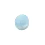Cabochon d'aigue marine, de forme ovale plat , 10x14mm x 1pc