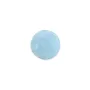 Cabochon d'aigue marine, de forme ronde plat , 10mm x 1pc