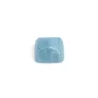 Cabochon aigue marine carré 8mm  x 1pc