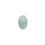 Cabochon bleu d'amazonite, de forme oval, 4x6mm x 4pcs