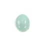 Cabochon amazonite ovale 8x10mm x 2pcs