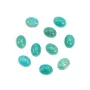 Cabochon amazonite du pérou, de forme ovale, 13x18mm x 1pc