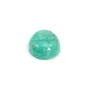 Blue cabochon of amazonite, in round shape, 8mm x 4 pcs