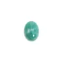 Cabochon amazonite du pérou, de forme ovale, 6x8mm x 1pc