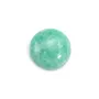 Cabochon amazonite du pérou, de forme ronde, 12mm x 1pc