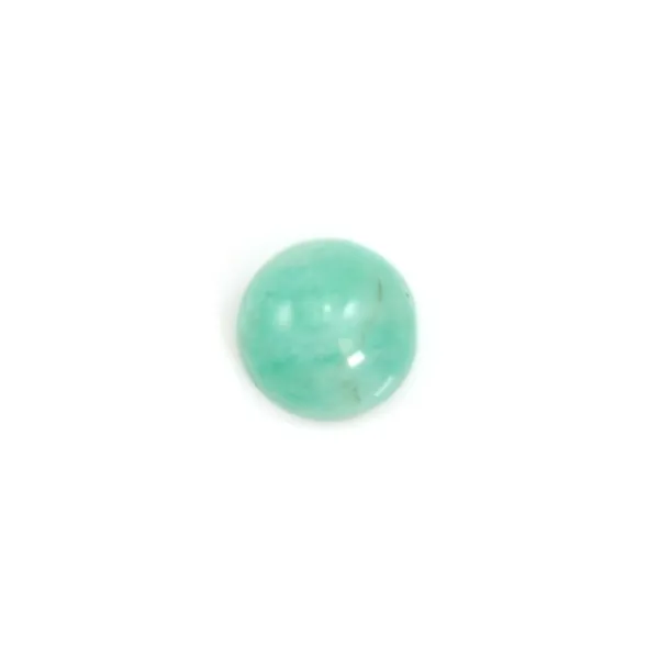 Cabochon amazonite du pérou, de forme ronde, 2mm x 2pcs
