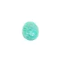 Cabochon amazonite du pérou, de forme ovale, 8x10mm x 1pc