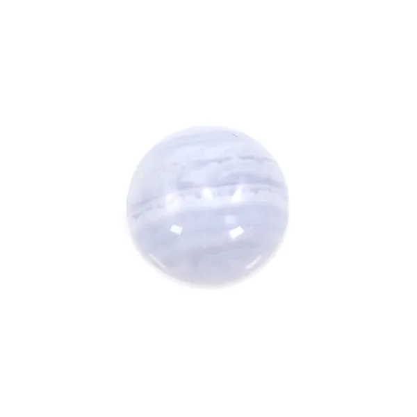 Cabochon calcédoine rond 8mm x 2pcs