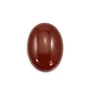 Cabochon cornaline ovale 18x25mm x 1pc