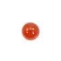 Cabochon cornaline ronde 4mm x 4pcs