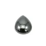 Cabochon hématite goutte 13x18mm x 4pcs