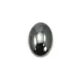 Cabochon hématite ovale 4x6mm x 10pcs