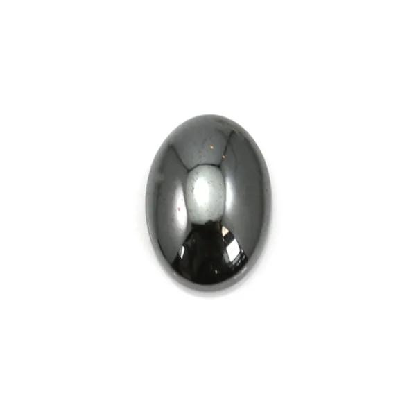 Cabochon hématite ovale 4x6mm x 10pcs