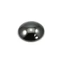 Cabochon hématite rond 20mm x 4pcs